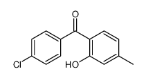 (4-chlorophenyl)-(2-hydroxy-4-methylphenyl)methanone Structure