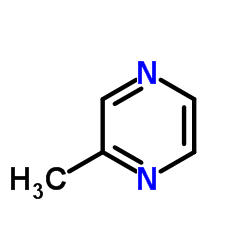 2-甲基吡嗪结构式