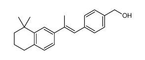 [4-[(E)-2-(8,8-dimethyl-6,7-dihydro-5H-naphthalen-2-yl)prop-1-enyl]phenyl]methanol结构式