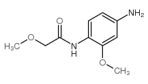 N-(4-氨基-2-甲氧基苯基)-2-甲氧基乙酰胺结构式