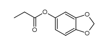 5-propionyloxy-benzo[1,3]dioxole结构式