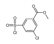 methyl 3-chloro-5-chlorosulfonylbenzoate Structure
