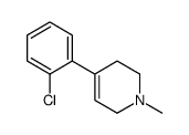4-(2-氯苯基)-1-甲基-1,2,3,6-四氢吡啶结构式