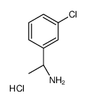 (R)-1-(3-氯苯基)乙烷胺盐酸盐结构式