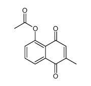acetyl plumbagin Structure