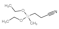 2-氰基乙基甲基二乙氧基硅烷结构式