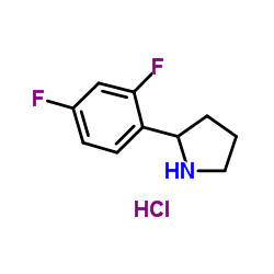 2-(2,4-二氟苯基)吡咯烷盐酸盐图片