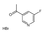 1-(5-fluoropyridin-3-yl)ethanone,hydrobromide Structure