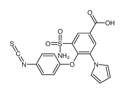 4-isothiocyanate-piretanide结构式