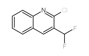 2-Chloro-3-(difluoromethyl)quinoline Structure