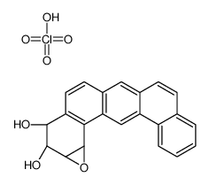 Dibenz(a,j)anthracene trans-3,4-diol-syn-1,2-epoxide,compd. with perchloric acid Structure