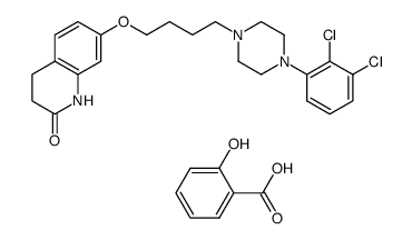 aripiprazole-salicylic acid Structure