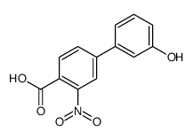 4-(3-hydroxyphenyl)-2-nitrobenzoic acid Structure