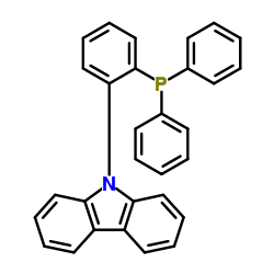9-[2-(二苯基膦基)苯基]-9H-咔唑结构式