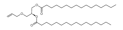 3-allyl-1,2-di-palmitoyl-sn-glycerol Structure