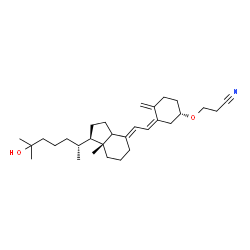 3-O-(2-Cyanoethyl)-25-hydroxyvitaMin D3 Structure