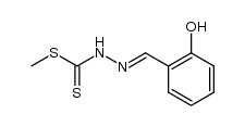 methyl-β-N-(2-hydroxyphenyl)methylene dithiocarbazate结构式