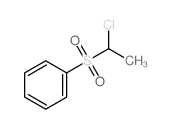 1-chloroethylsulfonylbenzene Structure