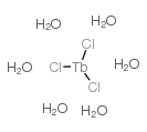 氯化铽,六水结构式
