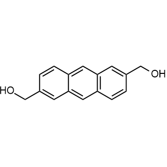 Anthracene-2,6-diyldimethanol Structure