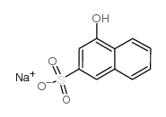 1-萘酚-3-磺酸钠结构式