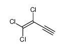 1,1,2-trichlorobut-1-en-3-yne结构式
