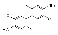 5,5'-dimethoxy-2,2'-dimethyl-benzidine Structure