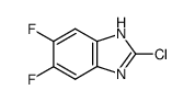 2-Chloro-5,6-difulorobenzimidazole Structure