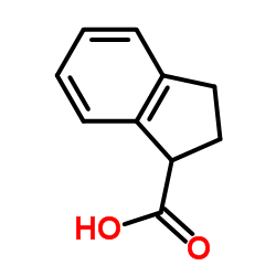 2,3-二氢-1H-茚-1-羧酸结构式