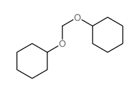 Cyclohexane,1,1'-[methylenebis(oxy)]bis- Structure