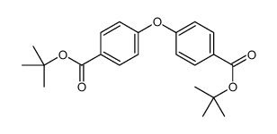 tert-butyl 4-[4-[(2-methylpropan-2-yl)oxycarbonyl]phenoxy]benzoate结构式