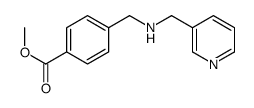 methyl 4-[(pyridin-3-ylmethylamino)methyl]benzoate结构式