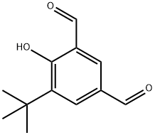 5-(叔丁基)-4-羟基间苯二甲醛结构式