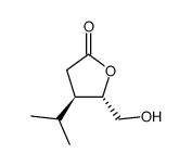 D-erythro-Pentonic acid, 2,3-dideoxy-3-(1-methylethyl)-, gamma-lactone (9CI) Structure