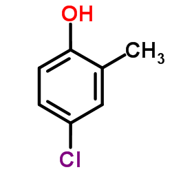 4-氯-2-甲基苯酚结构式