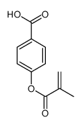 p-Methacryloyloxybenzoic acid结构式