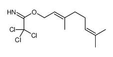3,7-dimethylocta-2,6-dienyl 2,2,2-trichloroethanimidate Structure