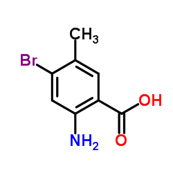 2-Amino-4-bromo-5-methylbenzoic acid Structure