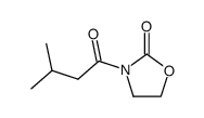 2-Oxazolidinone,3-(3-methyl-1-oxobutyl)-结构式