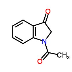 1-Acetyl-1,2-dihydro-3H-indol-3-one Structure
