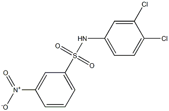 N-(3,4-Dichlorophenyl)-3-nitrobenzenesulfonaMide Structure