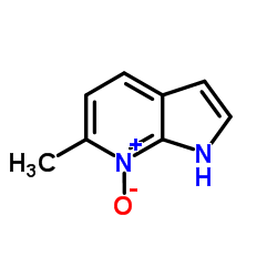 6-Methyl-1H-pyrrolo[2,3-b]pyridine 7-oxide Structure