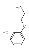 2-苯氧基乙胺盐酸盐结构式