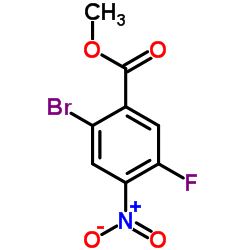 Methyl 2-bromo-5-fluoro-4-nitrobenzoate Structure