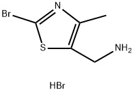 2-溴-4-甲基噻唑-5-甲胺盐酸盐结构式