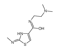 N-[2-(dimethylamino)ethyl]-2-(methylamino)-1,3-thiazole-4-carboxamide Structure