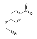 2-(4-nitrophenyl)sulfanylacetonitrile结构式