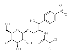 氯霉素β-D-半乳糖苷结构式