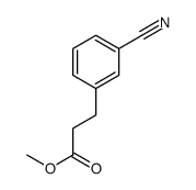 3-氰基-苯丙酸甲酯结构式