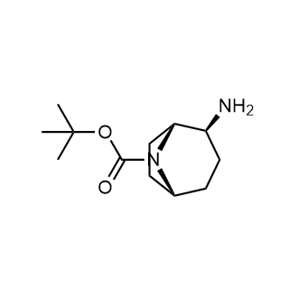 (1R,2S,5R)-tert-Butyl 2-amino-8-azabicyclo[3.2.1]octane-8-carboxylate Structure